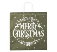 Christmas Gold Non-Woven Square Jumbo Bag