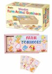 Wooden Farm Animal Dominoes 16X9cm
