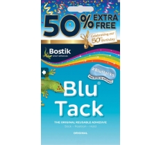 BOSTIK BLU TACK 50% EXTRA FREE PACK X 12