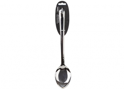 Stainless Steel Solid Spoon On Tie On Card