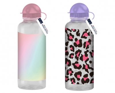 Girls Printed Drinks Bottle 600ml