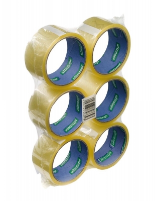 Ultratape 48mm X 40M Clear Tape 6 Pack