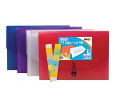 Tiger A4 13 Part Expander File ( Assorted Colours )