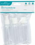 Travel Bottle Set 80ml 3 Pack