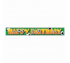 3D Soccer Foil Banner 12Ft