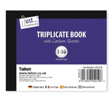 Tallon Triplicate Book- Half Size 50 Sets