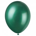 12" Premium Pearlized Balloons 8 Pack Evergreen