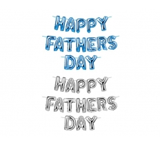 Happy Fathers Day Foil Balloon Banner
