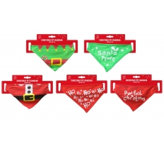 Christmas Pet Bandana ( Assorted Design )