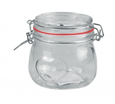 Valentines Day Heart Glass Jar 450ml