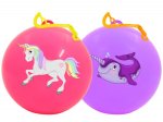 Unicorn & Narwhal 10" ( 25cm ) Ball With Keychain / Keyring