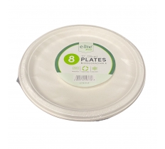 10" Bagasse Plate 8 Pack