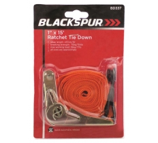 Blackspur 1" X 15' Ratchet Tie Down