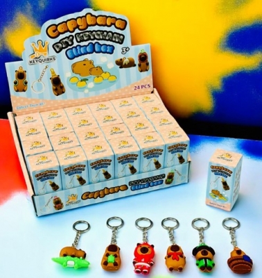 Capybara Diy Keychain In Bling Box