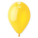 Gemar 13" Pack 50 Latex Balloons Crystal Yellow #040
