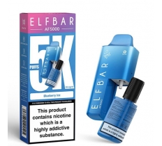 Elf Bar AF5000 Puff Rechargeable Vape Blueberry Ice