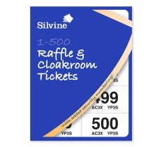 SILVINE RAFFLE BOOKS 1-500