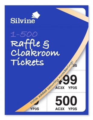 SILVINE RAFFLE BOOKS 1-500