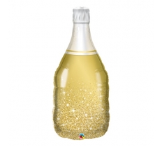 Qualatex 39" Bottle Golden Bubbly Wine Bottle