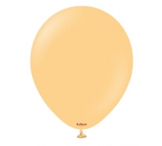 KALISAN 12" STANDARD PEACH LATEX BALLOON - 100CT