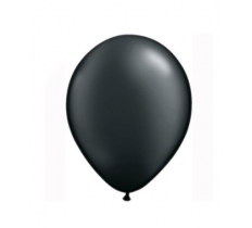 5" Radiant Pearl Onyx Black Latex Balloons ( 100 )
