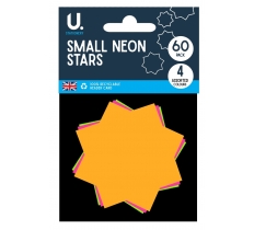 Neon Stars, Small 60pk