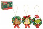 Grinch Semi 3d Tree Decoration 8.5cm