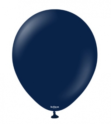 Kalisan 12" Standard Navy Blue Latex Balloon 100Pack