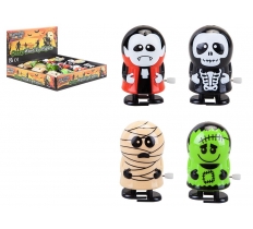 Wind Up Walking Halloween Figures 4 Assorted