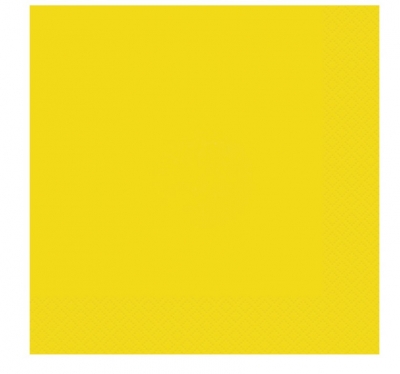 Neon Yellow Lunch Napkins 20PC