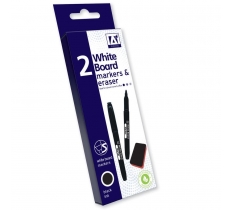 Stationery 4 Whteboard Markers & Erasers