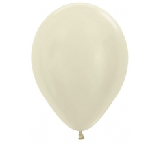Sempertex Satin Ivory 5" Latex Balloons 100 Pack