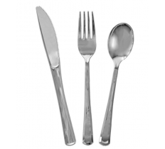 Assorted Cutley Silverware Silver 18 Pack