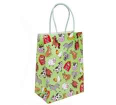 Farm Paper Bag With Handle 14 X 21 X 7cm
