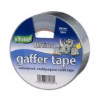 Ultratape Rhino 50mm X 50M Silver Cloth Tape