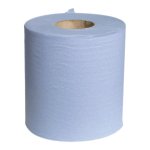Centrefeed 2PLY Embossed Blue Budget Roll ( 1 Pack x 6 )