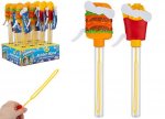 Fast Food 2 In 1 Hand Fan & Bubble Wand 12" 2 Assorted
