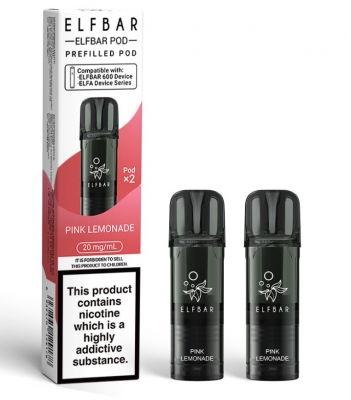 Elf Bar 600 Prefilled Pod Pink Lemonade X 10 Pack