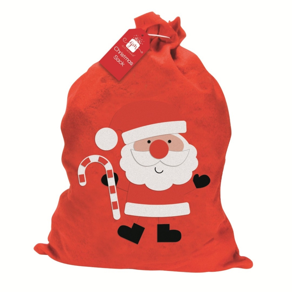Christmas Sack Basic Santa - Click Image to Close
