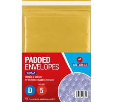 Mail Master D Manilla Padded Envelope 5 Pack