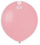Gemar 19" Pack Of 25 Latex Balloons Baby Pink #073