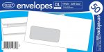County DL White Window Self Seal Envelopes 50 Pack