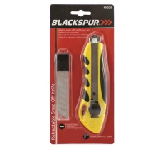 Blackspur Retractable Snap Off Knife With 3 Spare Blades