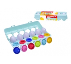 12 Shape Sorter Eggs