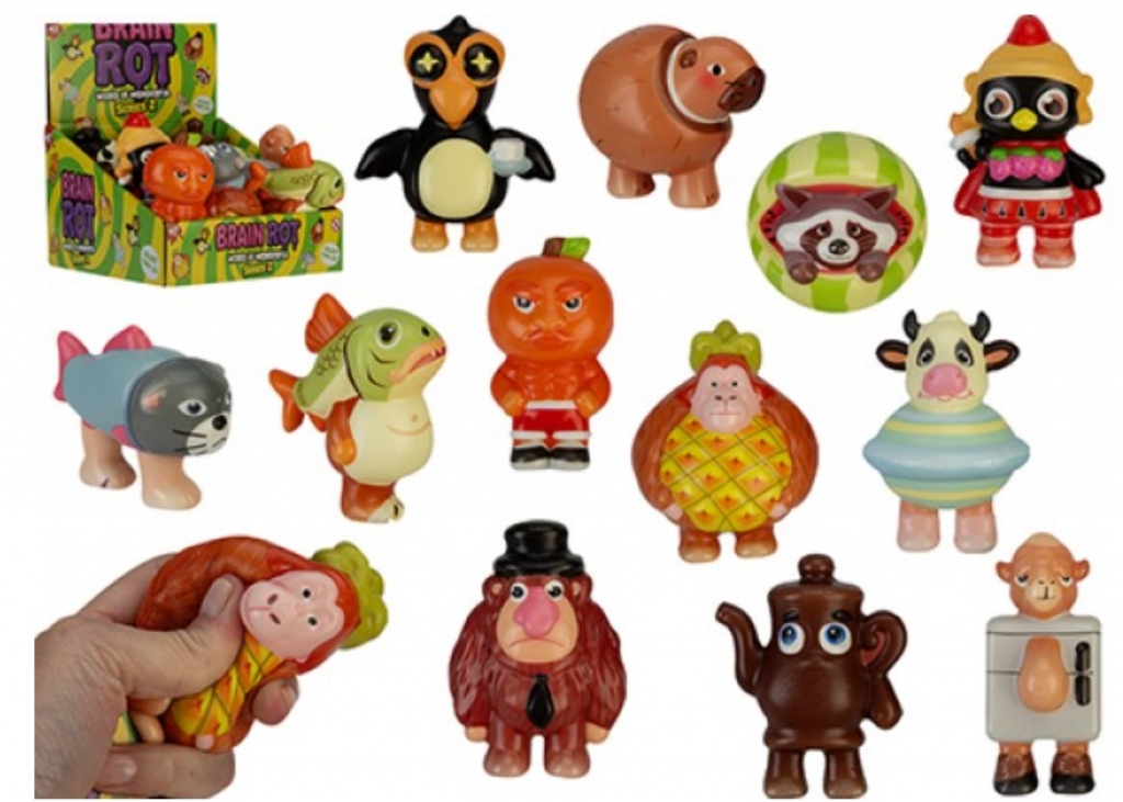 Brain Rot Squish Series Two 10cm 12 Assorted - Click Image to Close