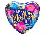 Qualatex 18" Mothers Day Peonies Foil Balloon