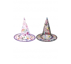 Hat Witch Multi Colour Child ( Assorted Designs )