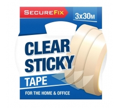 CLEAR STICKY TAPE 3PACK