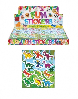 Dinosaur Sticker Sheets (10cm x 11.5cm) X 120PC