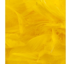 Eleganza Feathers Mixed Sizes 3Inch-5Inch 50G Bag Yellow